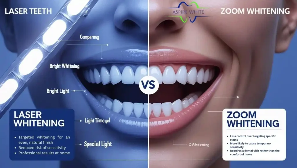 Laser Teeth Whitening vs. Zoom Whitening Peterborough